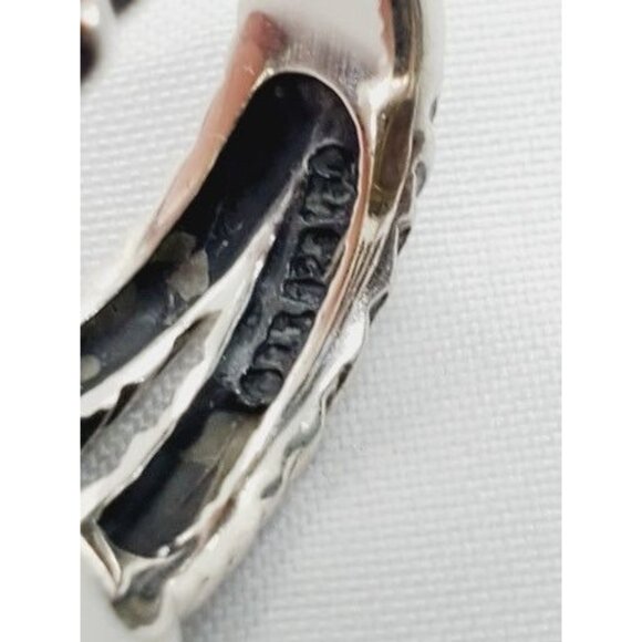 David Yurman Albion Citrine 18K Silver Diamond Ring - Picture 3 of 11